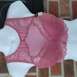 Pink Victoria's Secret Lace Bralette Size XS